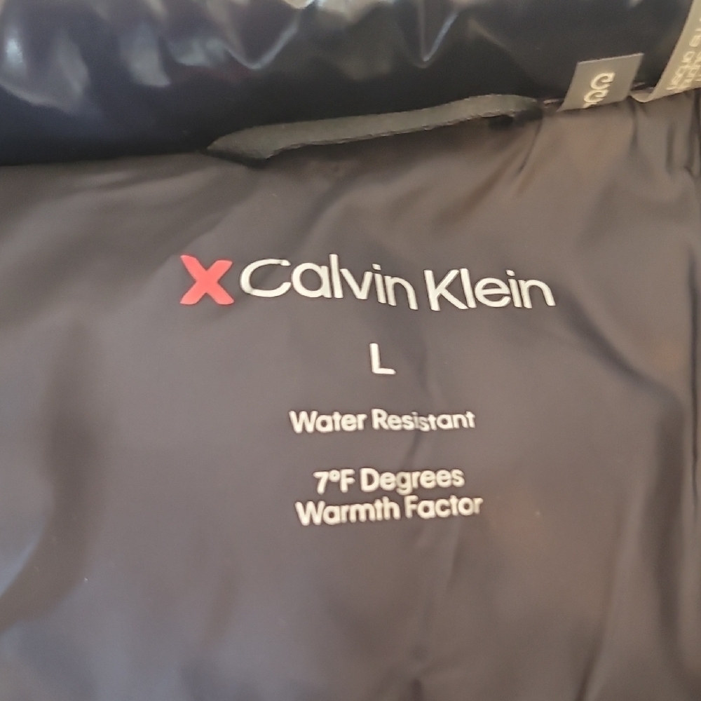Calvin Klein Water Resistant Navy Jacket - Picture 2 of 8